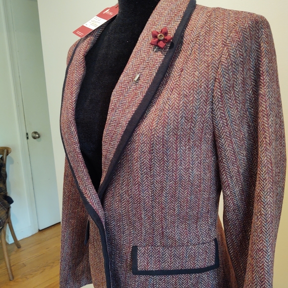 Jack Murphy Margot Blazer Plum Berry uk size 10 - Picture 1 of 6